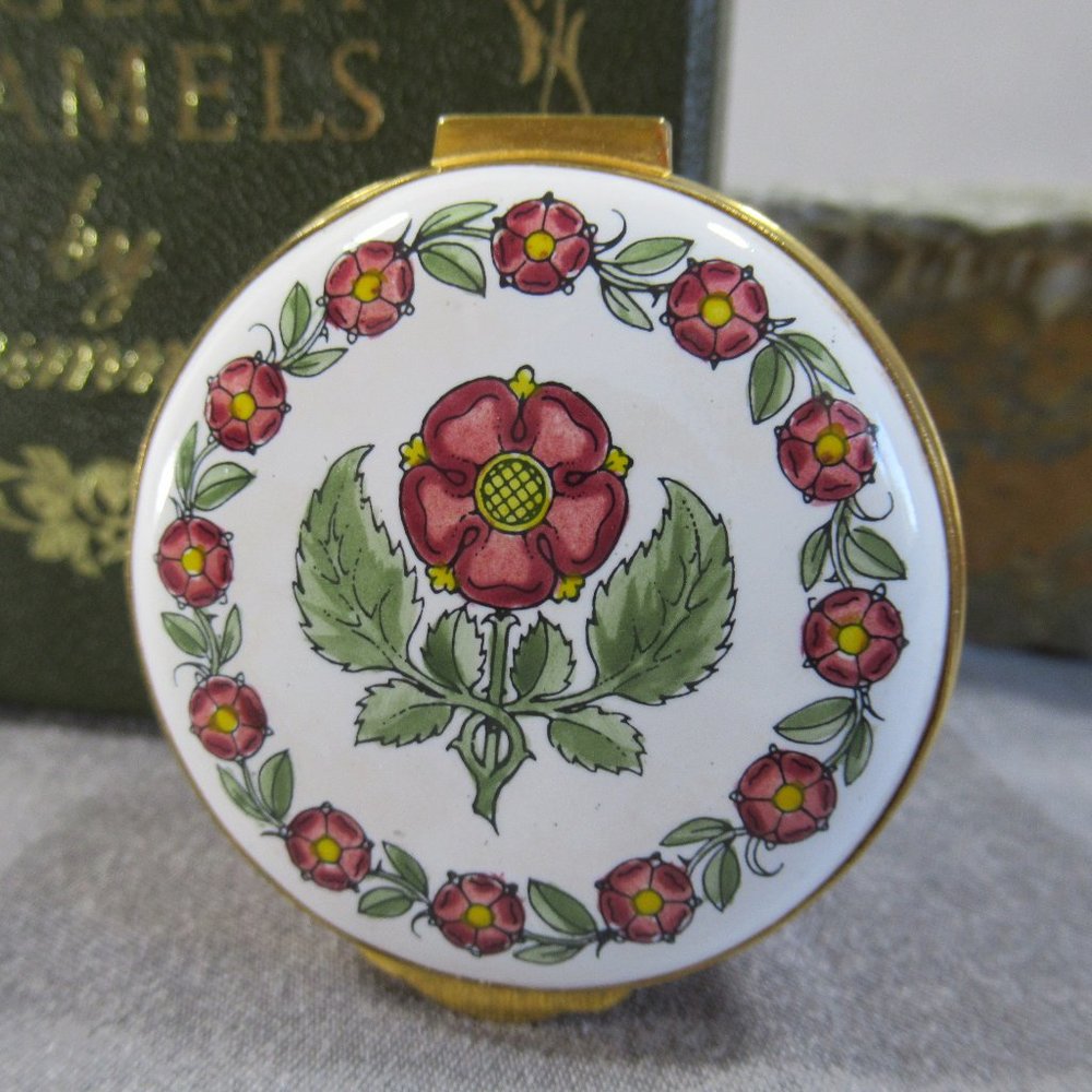 Crummles Enamel Box House of LANCASTER ROSE